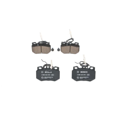 Bremsbelagsatz Scheibenbremse Bosch 0986424376 f&uuml;r Citro&euml;n Peugeot Vorderachse
