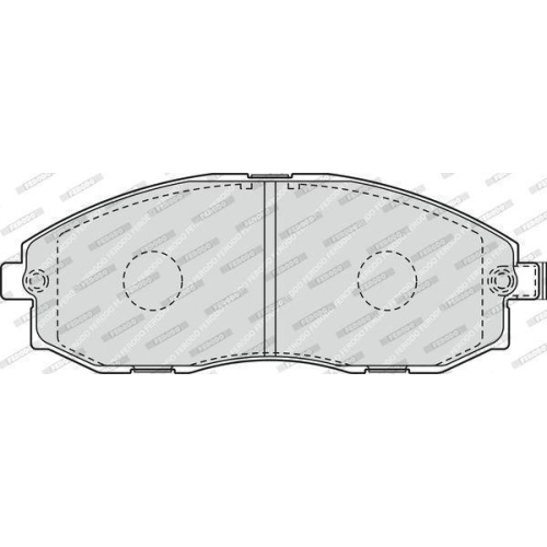 Bremsbelagsatz Scheibenbremse Ferodo FVR1498 Premier Eco Friction f&uuml;r Hyundai