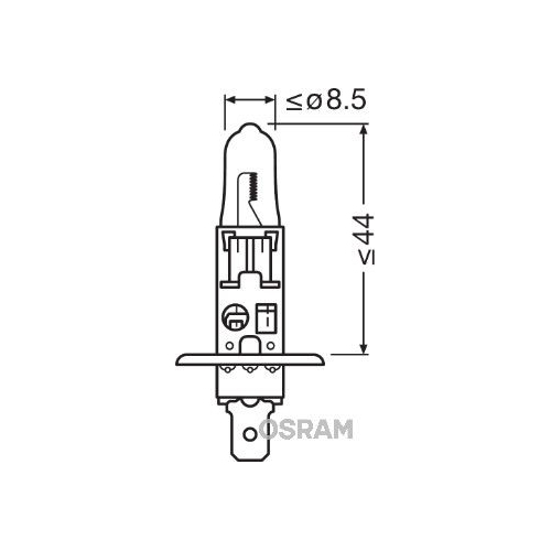Glühlampe Abbiegescheinwerfer Osram 64155 Original für Jenbacher