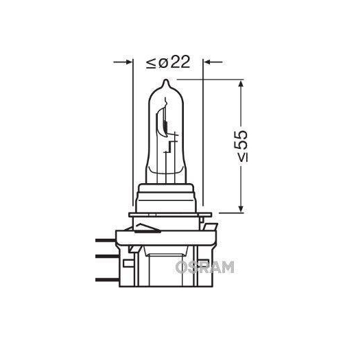 Gl&uuml;hlampe Fernscheinwerfer Ams-osram 64176 Original f&uuml;r