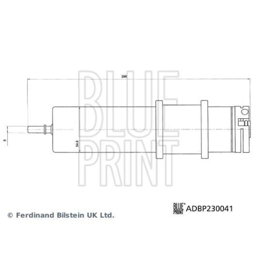 Kraftstofffilter Blue Print ADBP230041 f&uuml;r Bmw Alpina