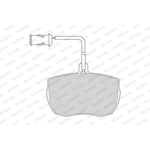 Bremsbelagsatz Scheibenbremse Ferodo FVR656 Premier Eco Friction f&uuml;r Iveco