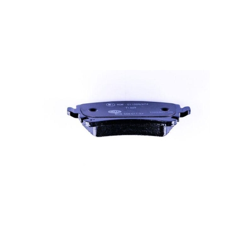 Bremsbelagsatz Scheibenbremse Hella 8DB 355 011-531 f&uuml;r Audi Seat Skoda VW