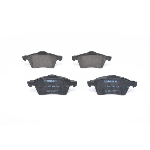 Bremsbelagsatz Scheibenbremse Bosch 0986494008 f&uuml;r VW Vorderachse