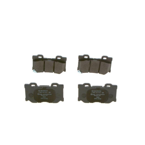 Bremsbelagsatz Scheibenbremse Bosch 0986494863 f&uuml;r Nissan Infiniti Hinterachse