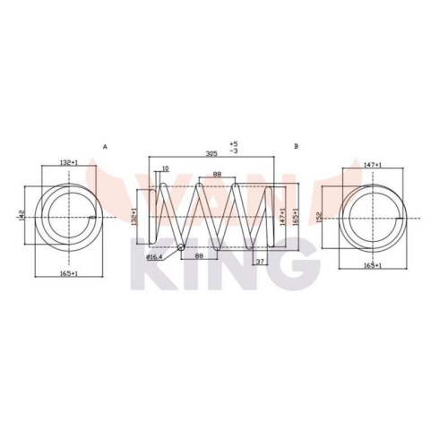 Fahrwerksfeder Fast FT12230K für Citroën Fiat Peugeot Vorderachse