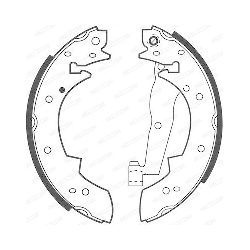 Bremsbackensatz Ferodo FSB173 Premier f&uuml;r Alfa Romeo Bmw Peugeot Renault Suzuki