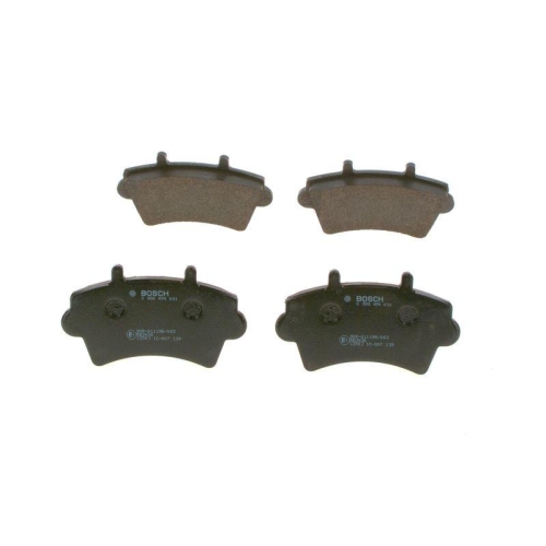 Bremsbelagsatz Scheibenbremse Bosch 0986494031 f&uuml;r Nissan Opel Renault Saab