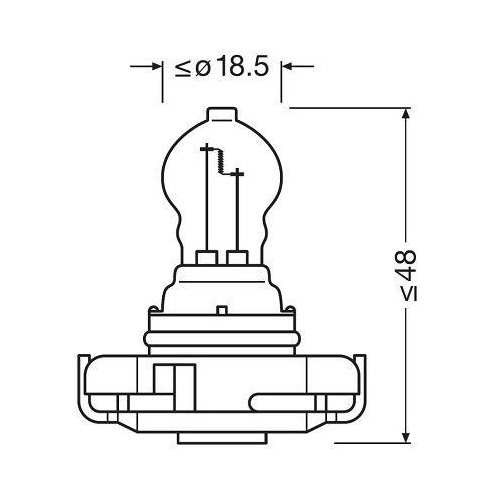 Gl&uuml;hlampe Blinkleuchte Ams-osram 2504 Original f&uuml;r