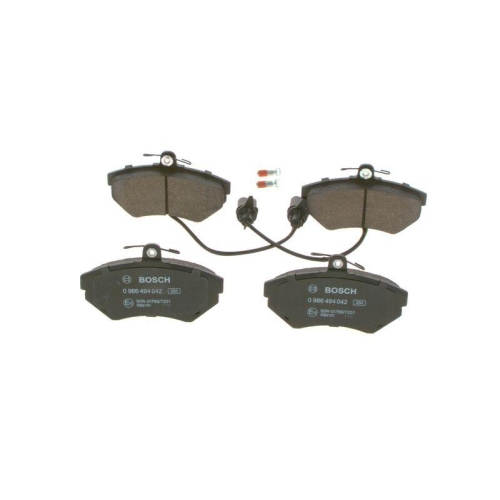 Bremsbelagsatz Scheibenbremse Bosch 0986494042 für Audi Seat VW Vorderachse