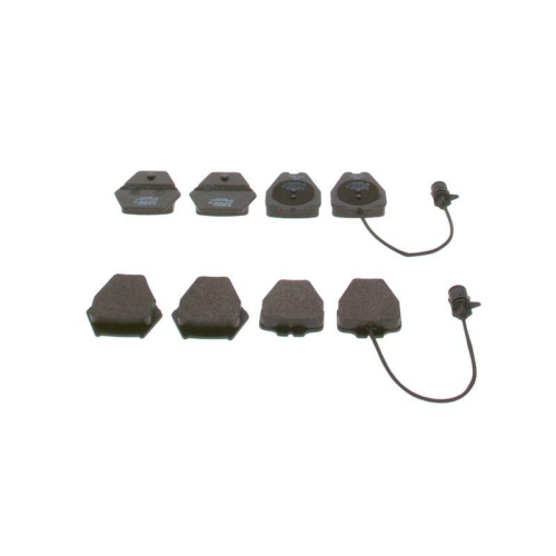 Bremsbelagsatz Scheibenbremse Bosch 0986424689 f&uuml;r Audi VW Vorderachse