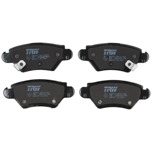 Bremsbelagsatz Scheibenbremse Trw GDB1471 Cotec f&uuml;r Vauxhall Chevrolet Opel
