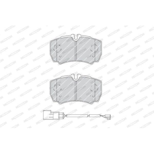 Bremsbelagsatz Scheibenbremse Ferodo FVR4251 Premier f&uuml;r Ford Hinterachse