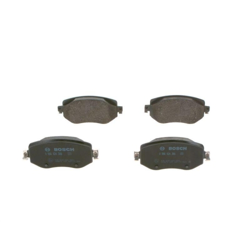 Bremsbelagsatz Scheibenbremse Bosch 0986424386 f&uuml;r Renault Vorderachse
