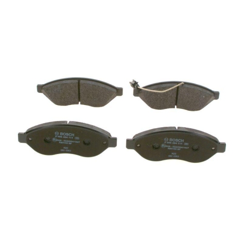 Bremsbelagsatz Scheibenbremse Bosch 0986494111 f&uuml;r Alfa Romeo Citro&euml;n Fiat