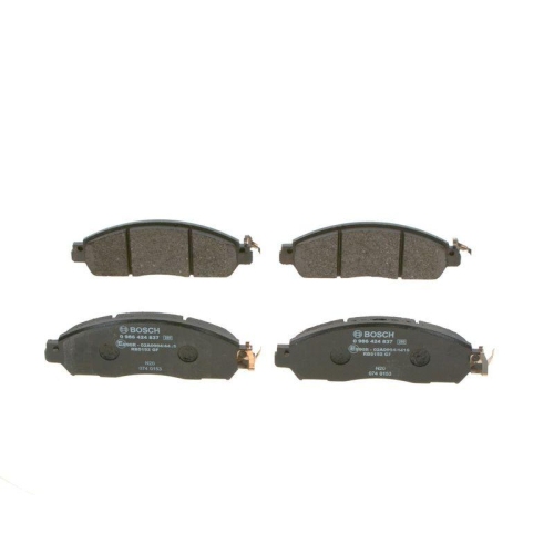 Brake Pad Set Disc Brake Bosch 0986424837 for Nissan Renault Front Axle