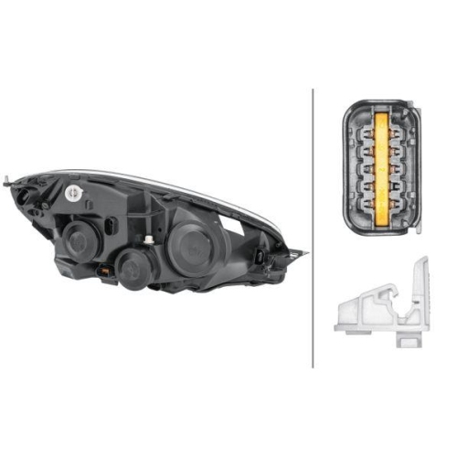 Hauptscheinwerfer Hella 1EF 009 237-011 f&uuml;r Citro&euml;n Peugeot DS Links