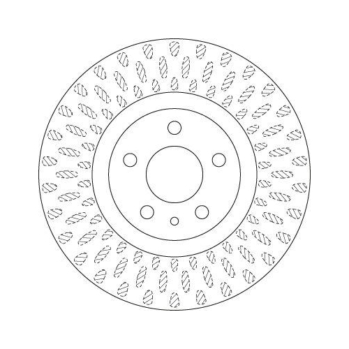 Bremsscheibe Trw DF6522 f&uuml;r Fiat Vorderachse