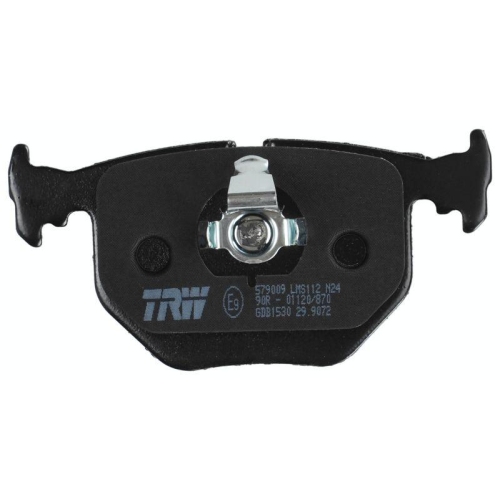 Bremsbelagsatz Scheibenbremse Trw GDB1530 Cotec f&uuml;r Bmw Alpina Hinterachse