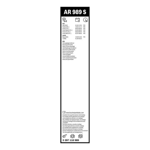 Wischblatt Bosch 3397118989 Aerotwin Retrofit für Vorne