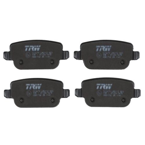 Bremsbelagsatz Scheibenbremse Trw GDB1732 Cotec f&uuml;r Volvo Ford Hinterachse