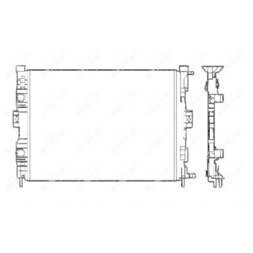 K&uuml;hler Motork&uuml;hlung Nrf 58328 f&uuml;r Renault