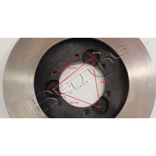 Bremsscheibe Red-line 26IZ007 f&uuml;r Isuzu Vorderachse