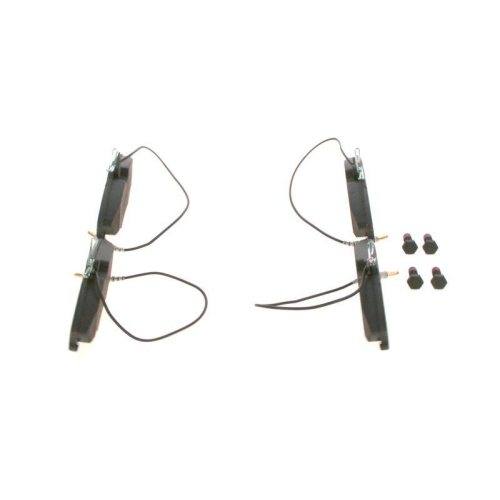Bremsbelagsatz Scheibenbremse Bosch 0986424227 f&uuml;r Citro&euml;n Peugeot Vorderachse