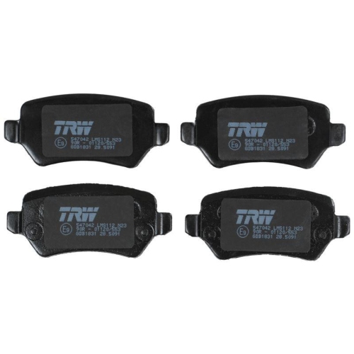 Bremsbelagsatz Scheibenbremse Trw GDB1831 Cotec f&uuml;r Vauxhall Opel Hinterachse