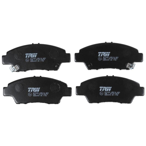 Bremsbelagsatz Scheibenbremse Trw GDB3493 Cotec f&uuml;r Honda Vorderachse