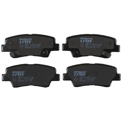 Bremsbelagsatz Scheibenbremse Trw GDB3494 Cotec f&uuml;r Ssangyong Hyundai Kia