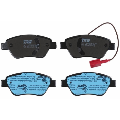 Bremsbelagsatz Scheibenbremse Trw GDB1654 Cotec f&uuml;r Alfa Romeo Fiat Lancia