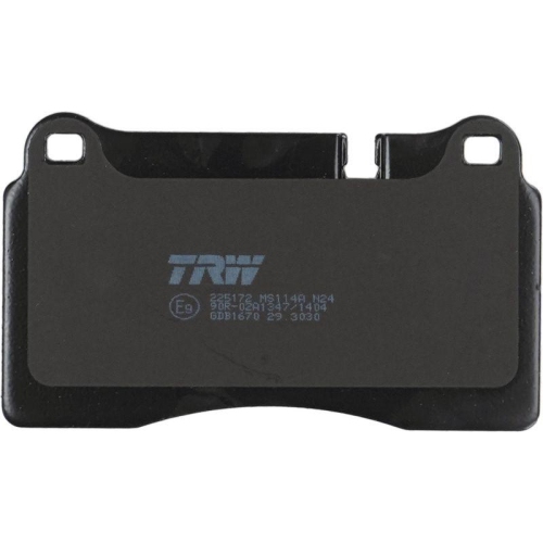 Bremsbelagsatz Scheibenbremse Trw GDB1670 Cotec f&uuml;r Seat VW Audi Vorderachse