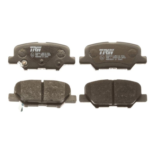 Bremsbelagsatz Scheibenbremse Trw GDB3583 Cotec f&uuml;r Citro&euml;n Mazda Mitsubishi