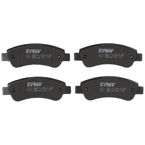 Bremsbelagsatz Scheibenbremse Trw GDB1682 Cotec f&uuml;r Citro&euml;n Fiat Peugeot