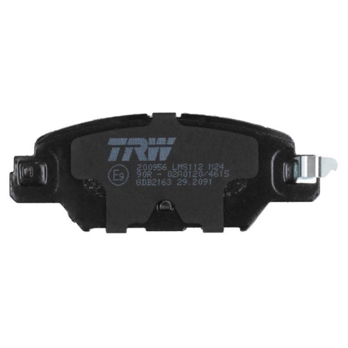 Bremsbelagsatz Scheibenbremse Trw GDB2163 f&uuml;r Mazda Hinterachse