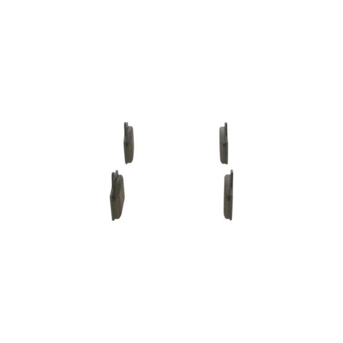 Bremsbelagsatz Scheibenbremse Bosch 0986424580 f&uuml;r Citro&euml;n Peugeot Hinterachse