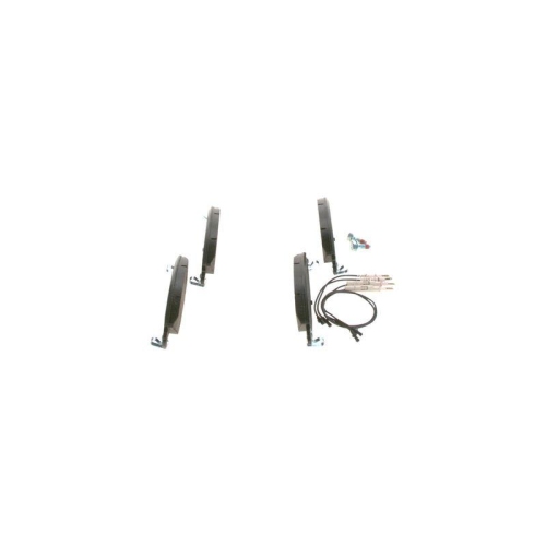 Bremsbelagsatz Scheibenbremse Bosch 0986424581 f&uuml;r Citro&euml;n Peugeot Vorderachse