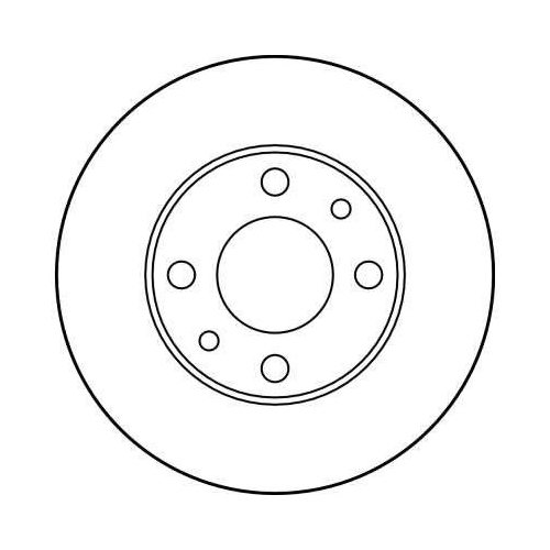 Bremsscheibe Trw DF1721 f&uuml;r Seat Zastava Yugo Fiat Innocenti Lancia Fso