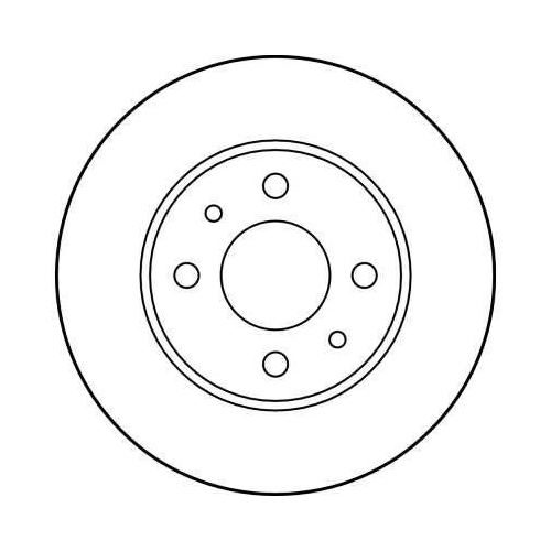 TRW 2X Bremsscheibe Hinterachse f&uuml;r Alfa Romeo Fiat Ford Lancia Abarth