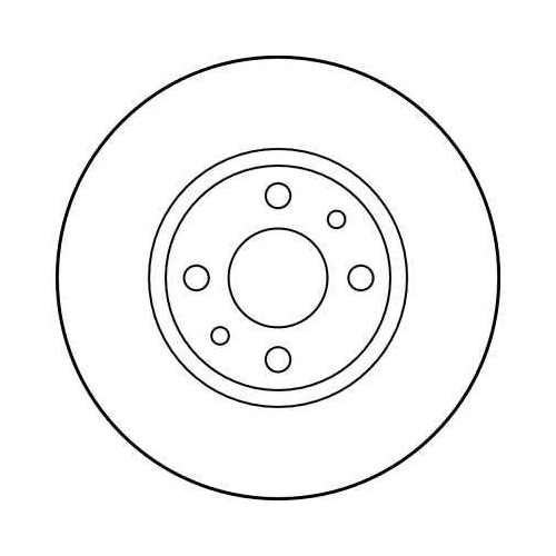 Bremsscheibe Trw DF1790 f&uuml;r Alfa Romeo Chrysler Fiat Lancia Hinterachse