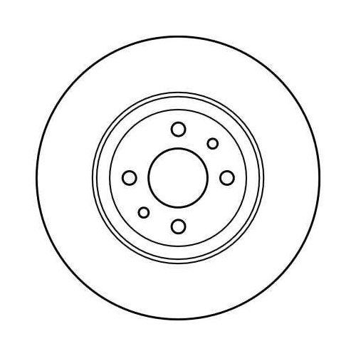 Bremsscheibe Trw DF2566 f&uuml;r Alfa Romeo Fiat Abarth Lancia Vorderachse