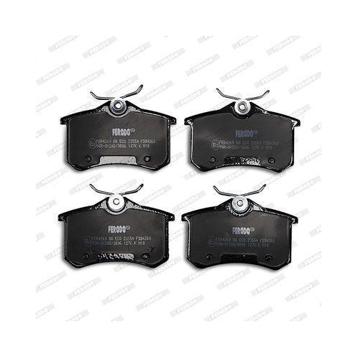 Bremsbelagsatz Scheibenbremse Ferodo FDB4260 Premier Eco Friction f&uuml;r Citro&euml;n DS