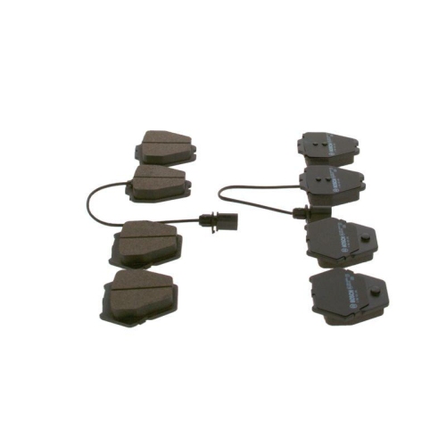 Bremsbelagsatz Scheibenbremse Bosch 0986424690 f&uuml;r Audi VW Vorderachse