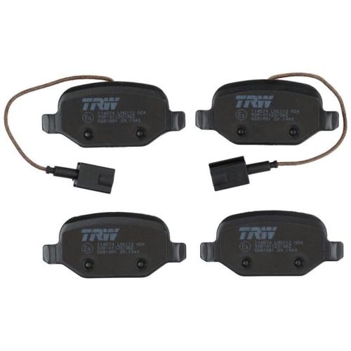 Bremsbelagsatz Scheibenbremse Trw GDB1881 Cotec f&uuml;r Alfa Romeo Fiat Lancia