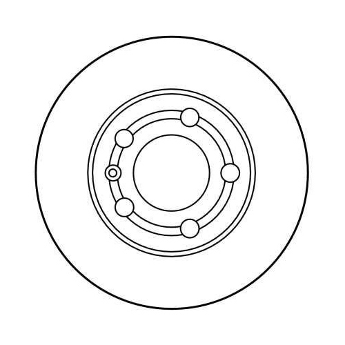 Bremsscheibe Trw DF2805 f&uuml;r Seat Skoda VW Audi (faw) Vw (faw) Vw (svw)