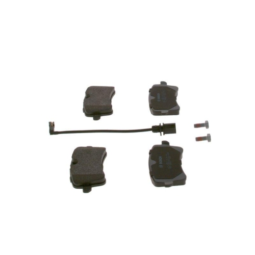 Bremsbelagsatz Scheibenbremse Bosch 0986494488 f&uuml;r Audi Porsche VW Hinterachse