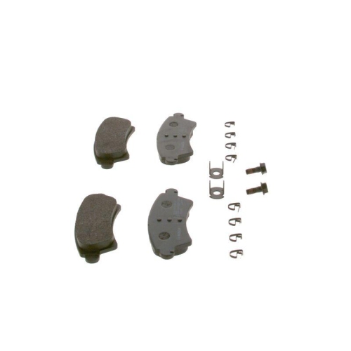 Bremsbelagsatz Scheibenbremse Bosch 0986424801 f&uuml;r Citro&euml;n Peugeot Vorderachse