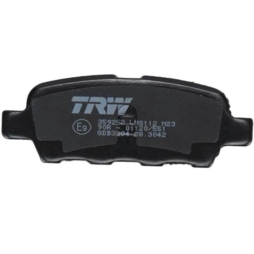 Bremsbelagsatz Scheibenbremse Trw GDB3294 Cotec f&uuml;r Suzuki Infiniti Nissan