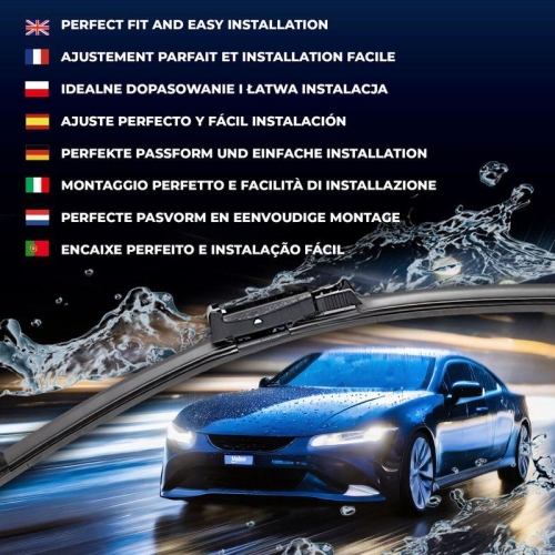 Wischblatt Valeo 577854 Silencio Flat Blade Set f&uuml;r Seat Vorne